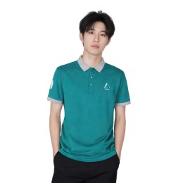 【網上大量購買湖藍色短袖Polo衫】|Medtimes|醫療資訊技術行業|灰色翻領與袖口|兩粒扣門襟|短袖結構|胸前白色刺繡圖案 |客戶關係管理專員 |Polo公司    P1829 【網上大量購買湖藍色短袖Polo衫】|Medtimes|醫療資訊技術行業|灰色翻領與袖口|兩粒扣門襟|短袖結構|胸前白色刺繡圖案 |客戶關係管理專員 |Polo公司    P1829